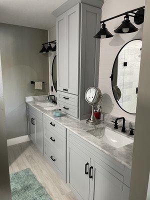 Bathroom vanity remodel